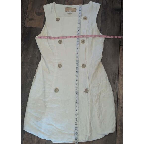 Vintage John Michael Classy Linen Dress, Size 12 - Picture 4 of 5